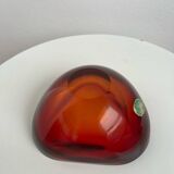 Murano Sommerso bowl 1970 Flavio Poli