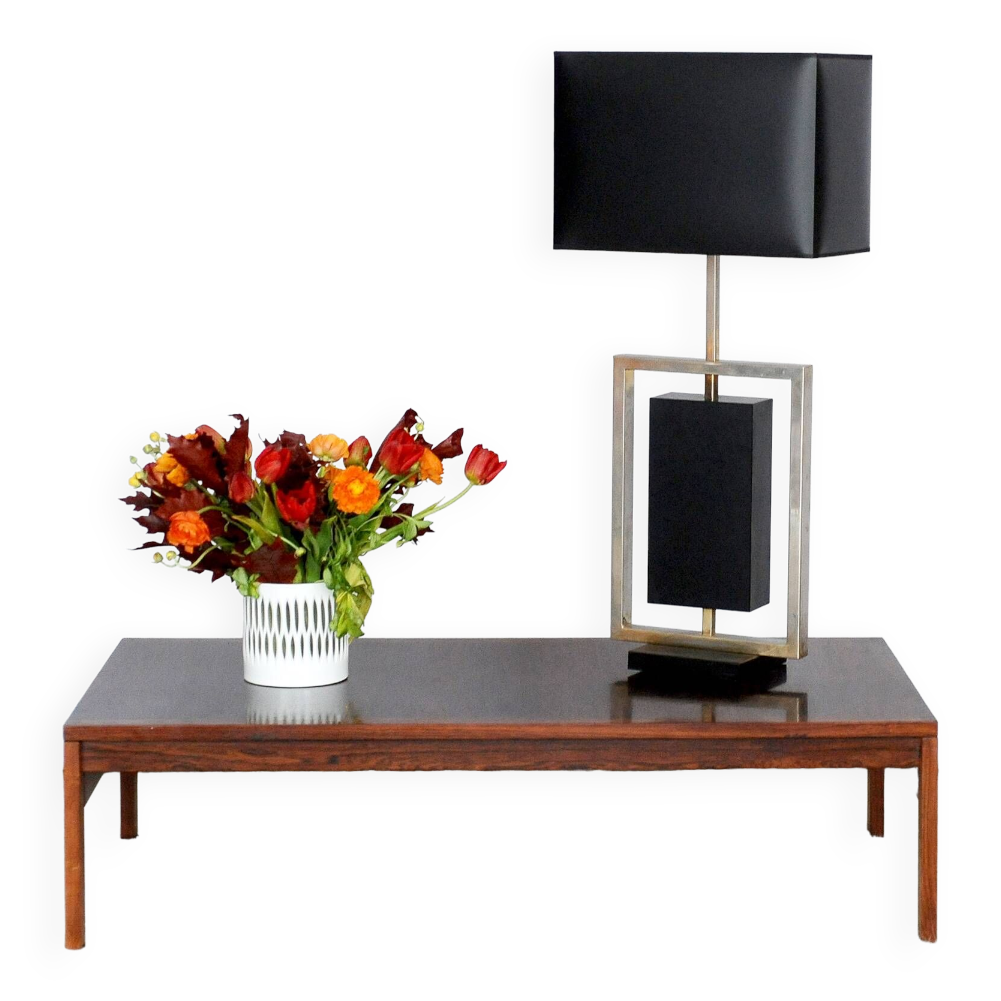 Rosewood coffee table 196°