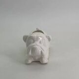 Ceramic dog-shaped planter