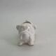 Ceramic dog-shaped planter