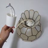 Mother-of-pearl and brass suspension