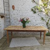 Restored old farmhouse table