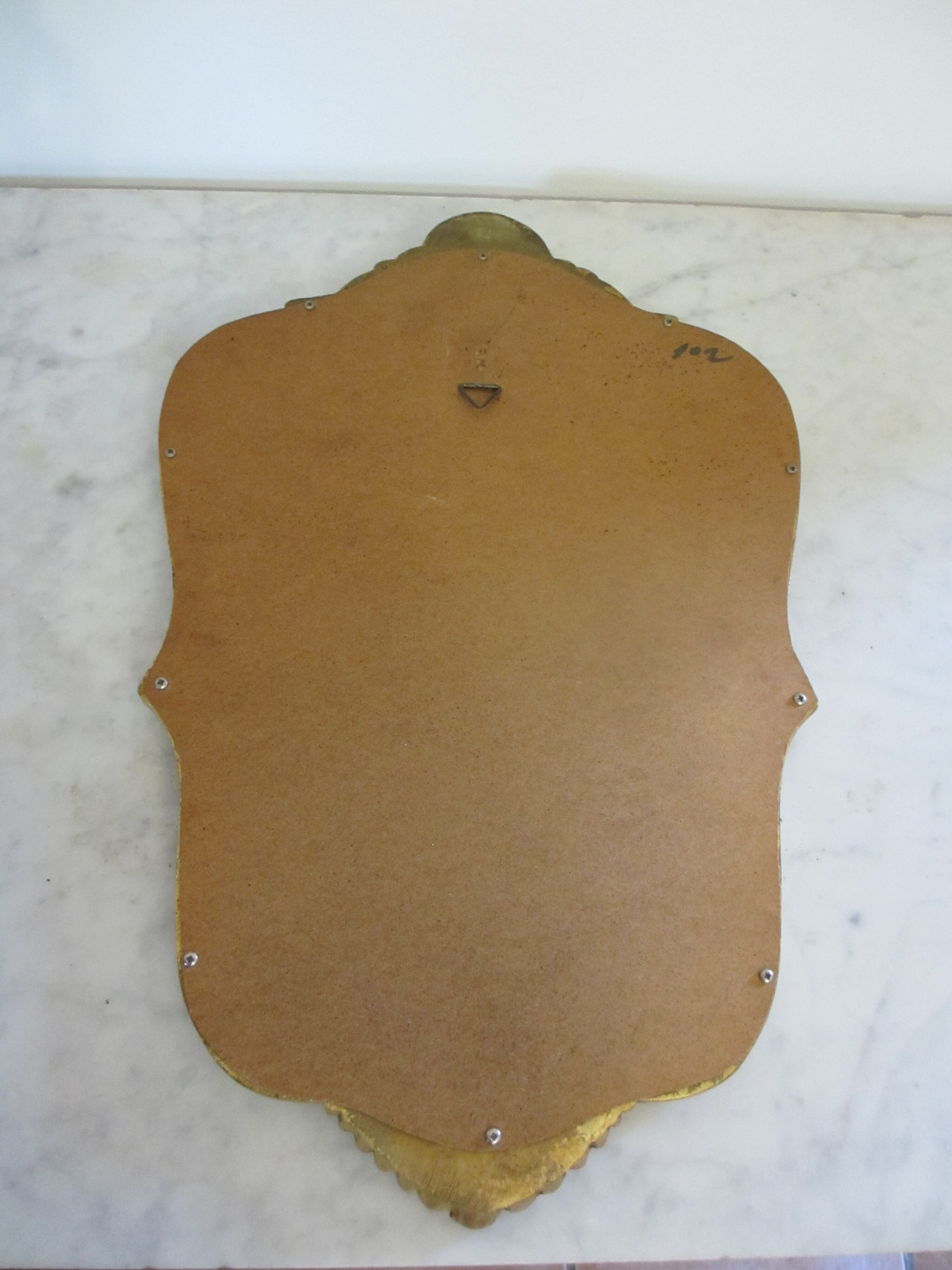 Gilded wooden mirror,