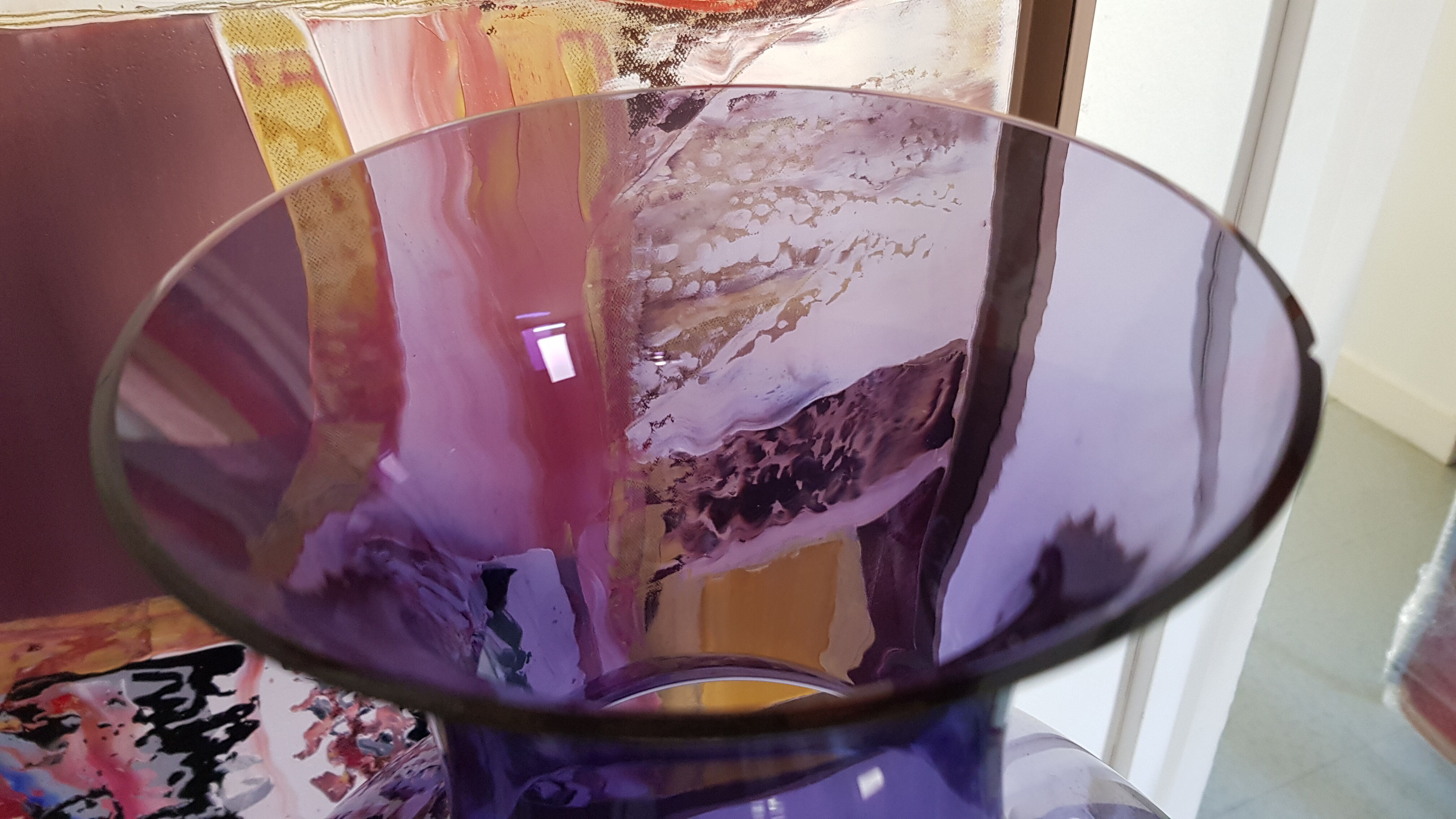 Glass vase