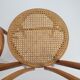 Set of 2 Mid Century Zpm Radomsko Bentwood and Cane dining chairs, 1960s