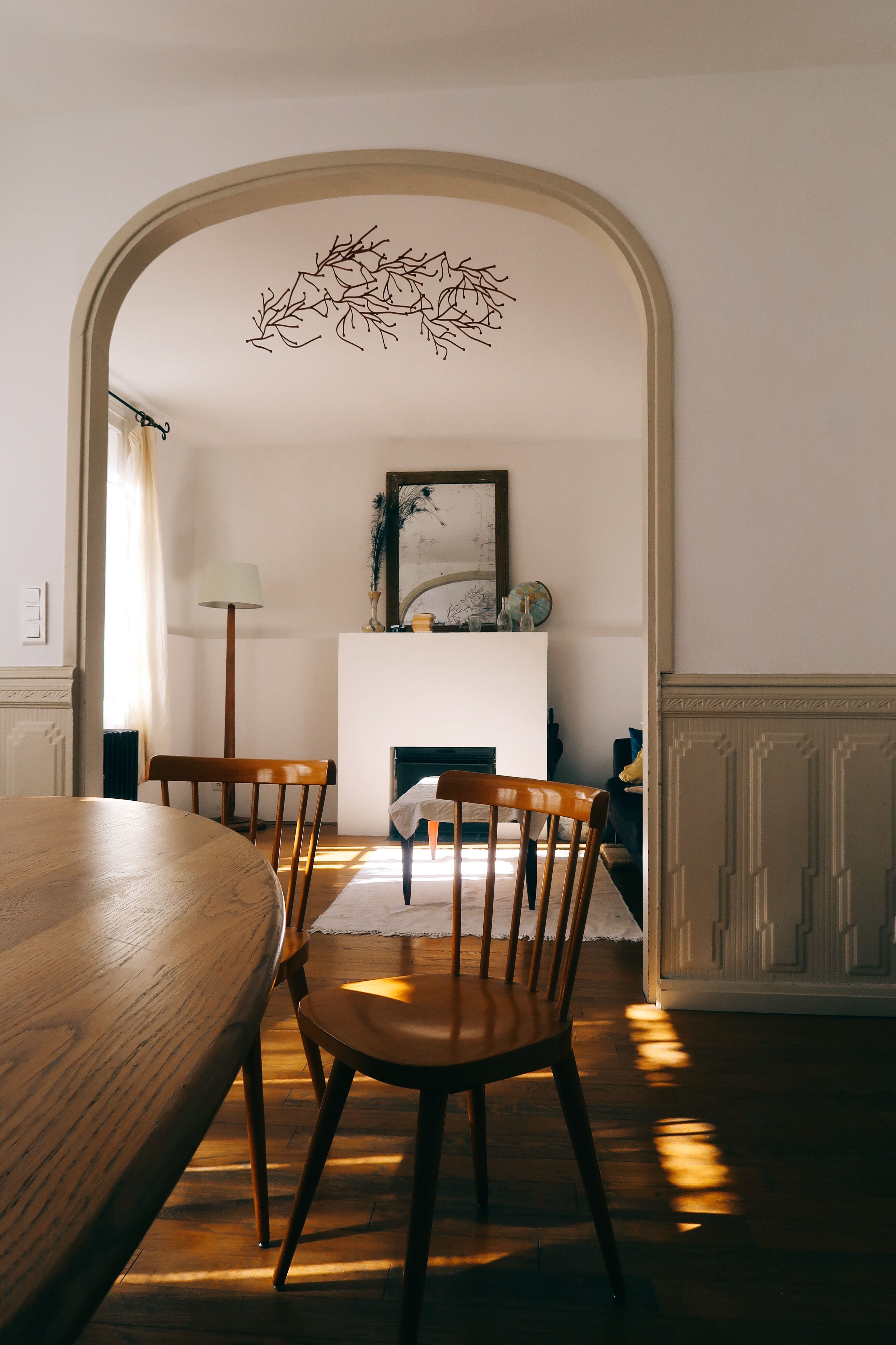 Pair of Scandinavian style chairs