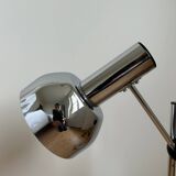 Vintage chrome metal desk lamp