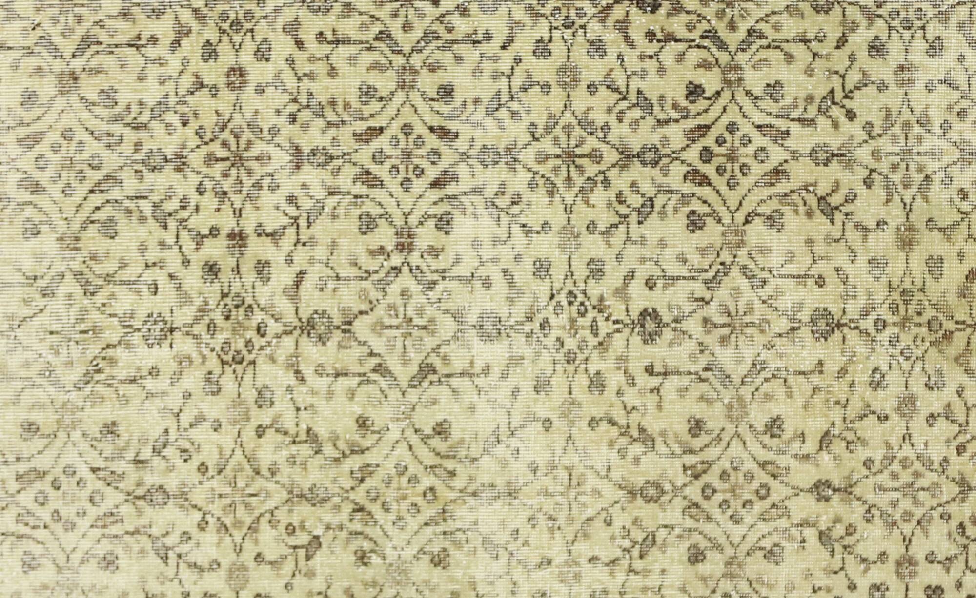 One-of-a-kind turkish handwoven vintage rug - rustic vintage charm 243x 159 cm