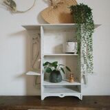 Old patinated wooden shelf