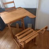 Bureau pupitre d’ecolier