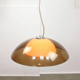 Space Age Brown Ufo Lamp from Guzzini, 1970s