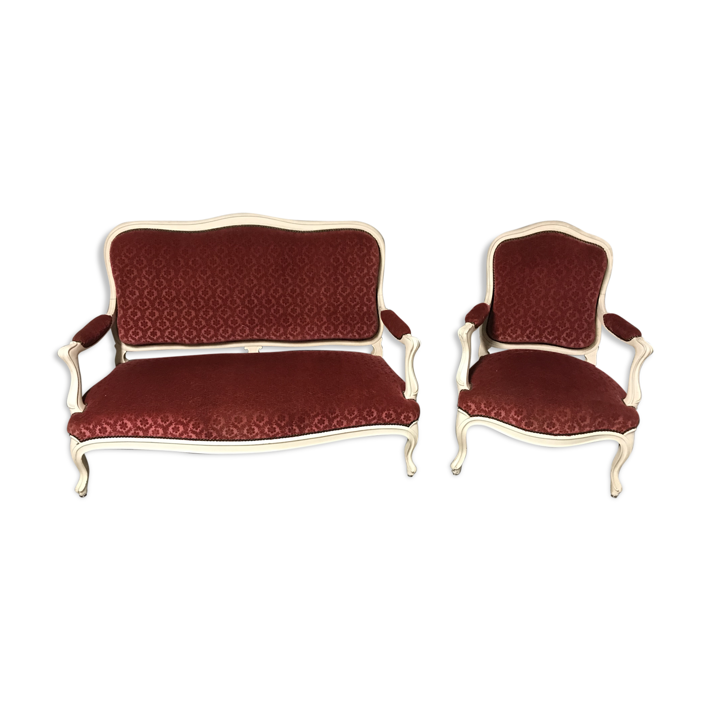Sofa and chair Louis XV