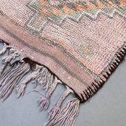 Vintage Turkish  Tribal Runner 460x83 cm veg dye wool rug tribal, handmade