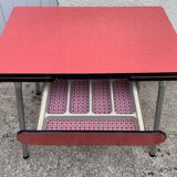 Red Formica table