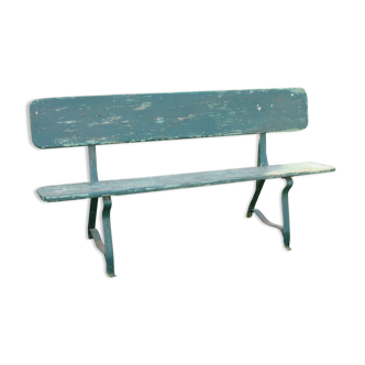 Banc de jardin bois et fer
