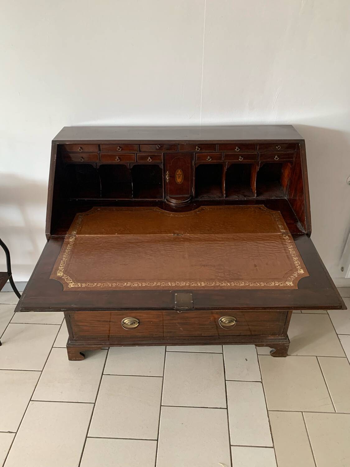 Old English Slope Desk 19th Century