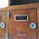 Old building mailboxes