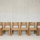 Set of six chairs Maison Regain 1970s/80s
