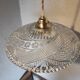 Vintage glass pendant light