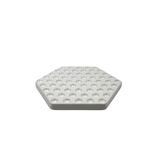 Space age white ceramic plate, Ennio Lucini, Gabbianelli Italy ca. 1970