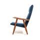 Fauteuil GE-260 en chêne par Hans J. Wegner années 1950