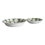 Two flat salad bowls from Moulin des Loups