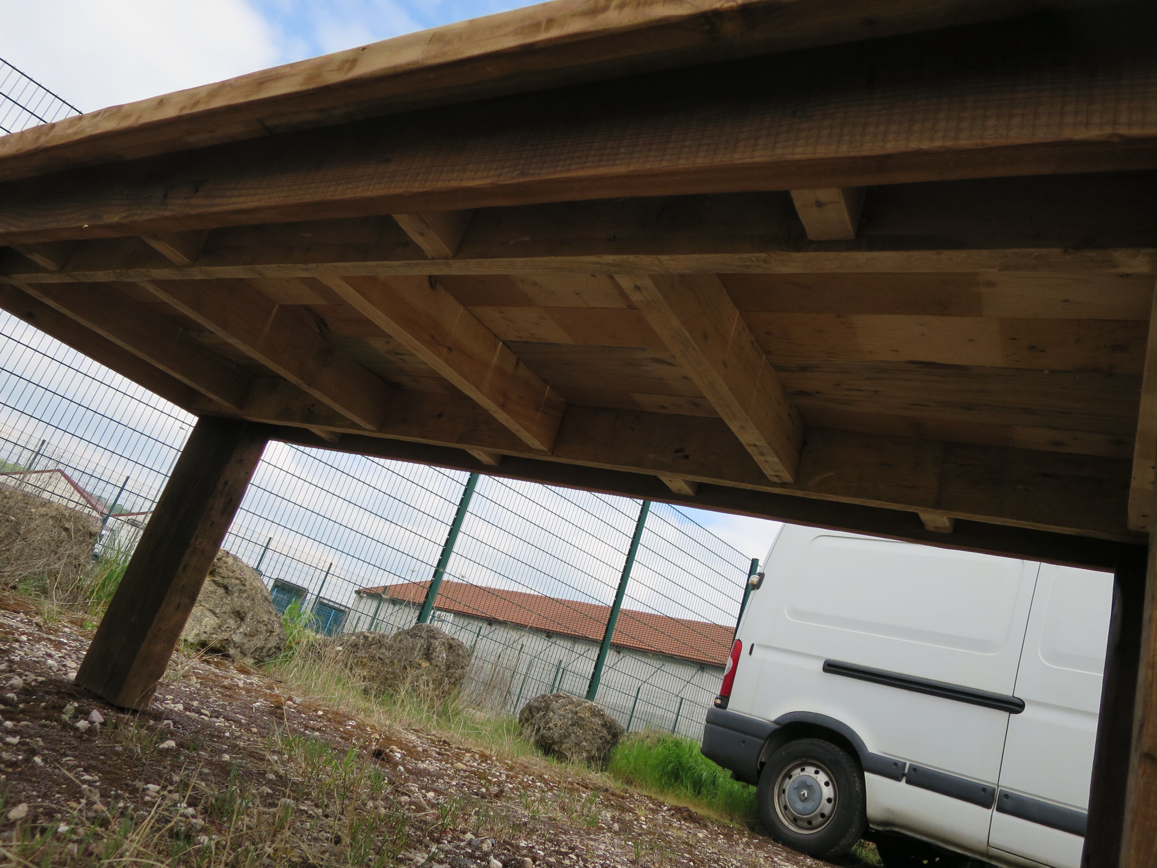 Rustic farmhouse table