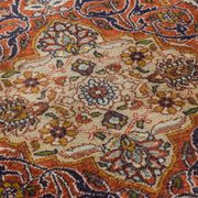 Handwoven Medallion Rug - With Flowers