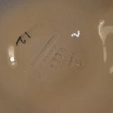 Set of 2 vintage shell dishes from the Sarreguemines earthenware factory
