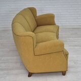 1960s, Danish 3-seater "Banana" sofa by Edmund Jørgensen, original condition.