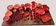 Exceptionnel service de table rouge signé Robert Picault vers 1955.