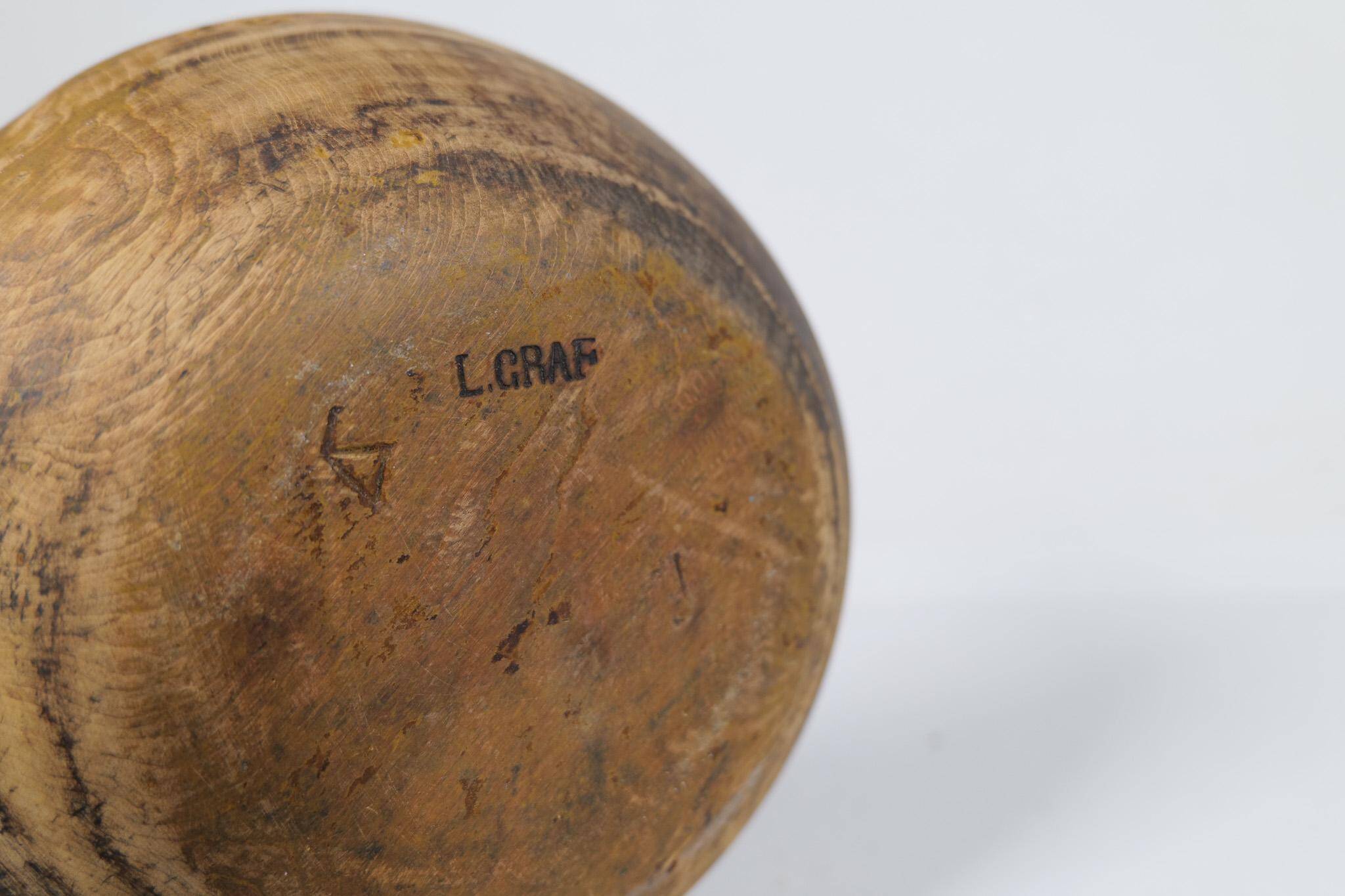 Swedish folk art, unique set of 2 farmer's bowls from the 19th century.