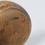 Swedish folk art, unique set of 2 farmer's bowls from the 19th century.