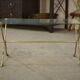 Table basse néo-classique attribuée à la Maison Jansen piétement col de cygne 1940’s