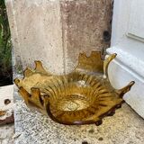 Dish in blown glass vintage