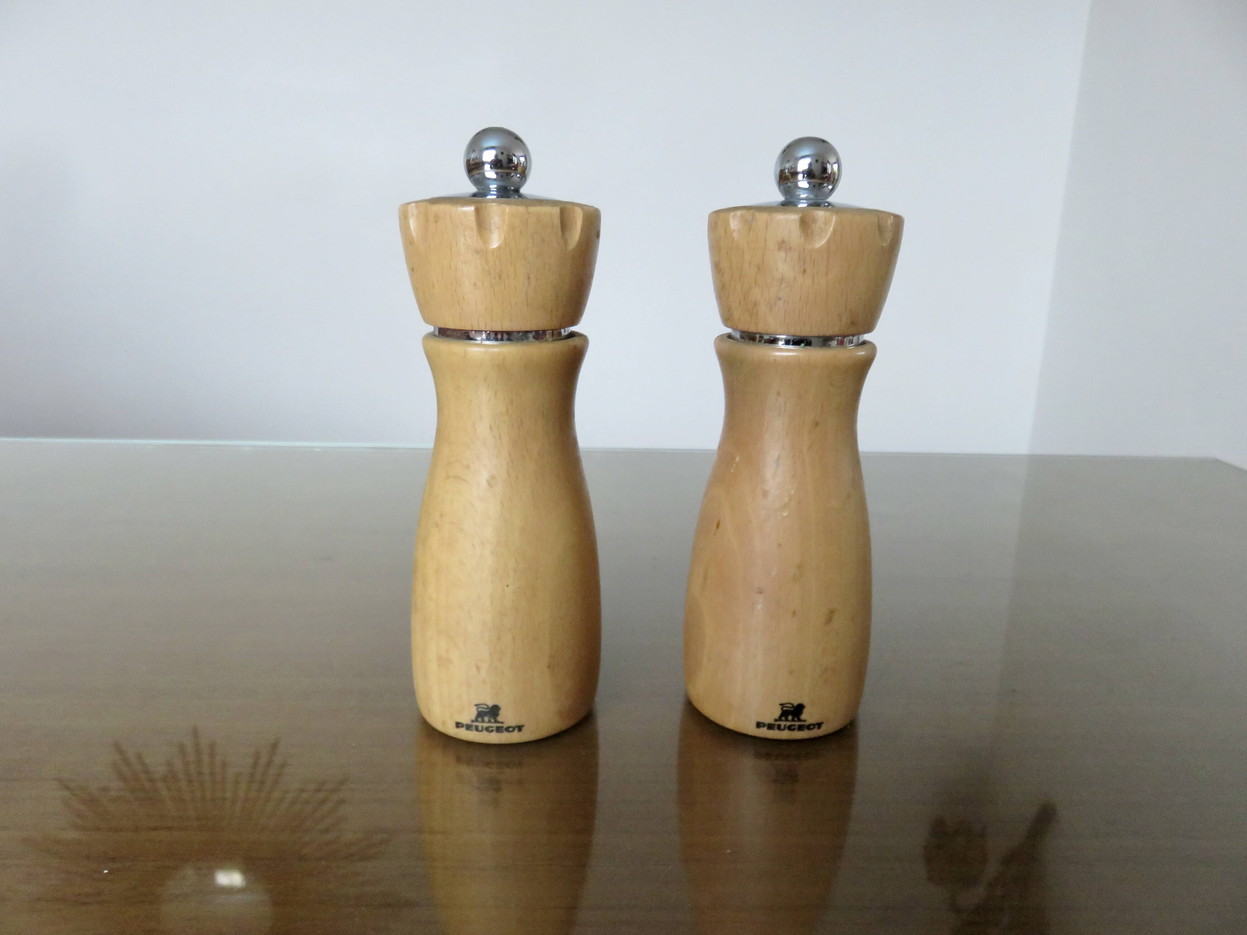 “Peugeot Frères” pepper and salt mill duo