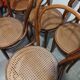 Set of 5 bentwood bistro chairs in THONET style no. 14
