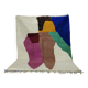 Vintage Boujaad Moroccan rug in wool, abstract Berber rug 290x230cm.