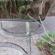 Paul Legeard Steel and Glass Round Coffee Table 1970