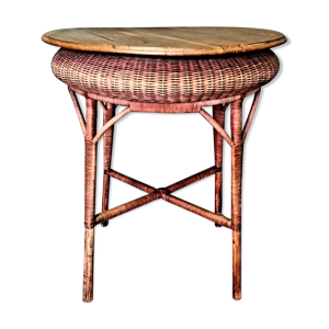 table d’appoint tressée