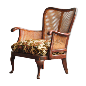 Cane armchair style Louis XV