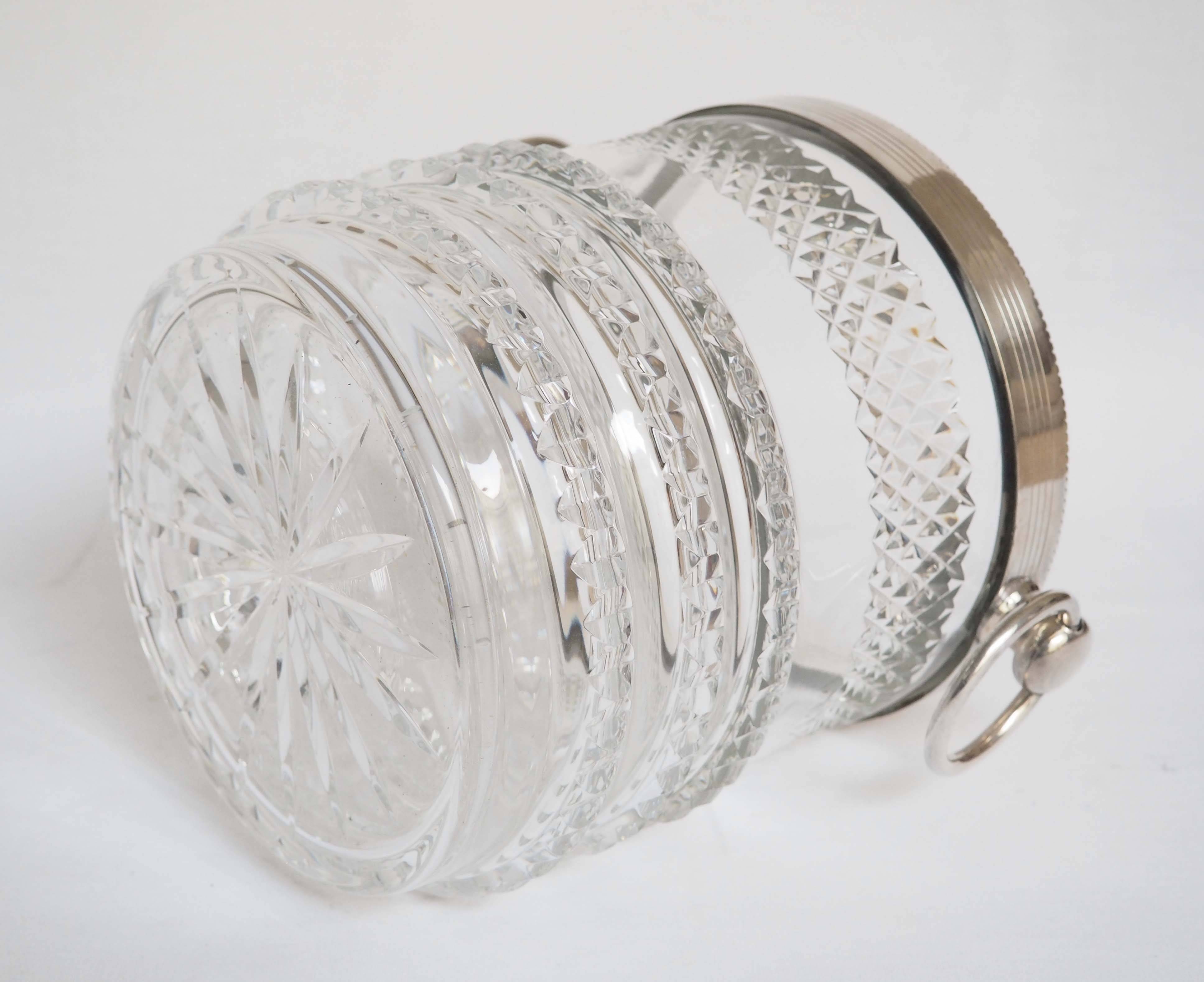 Cut crystal champagne bucket/bottle