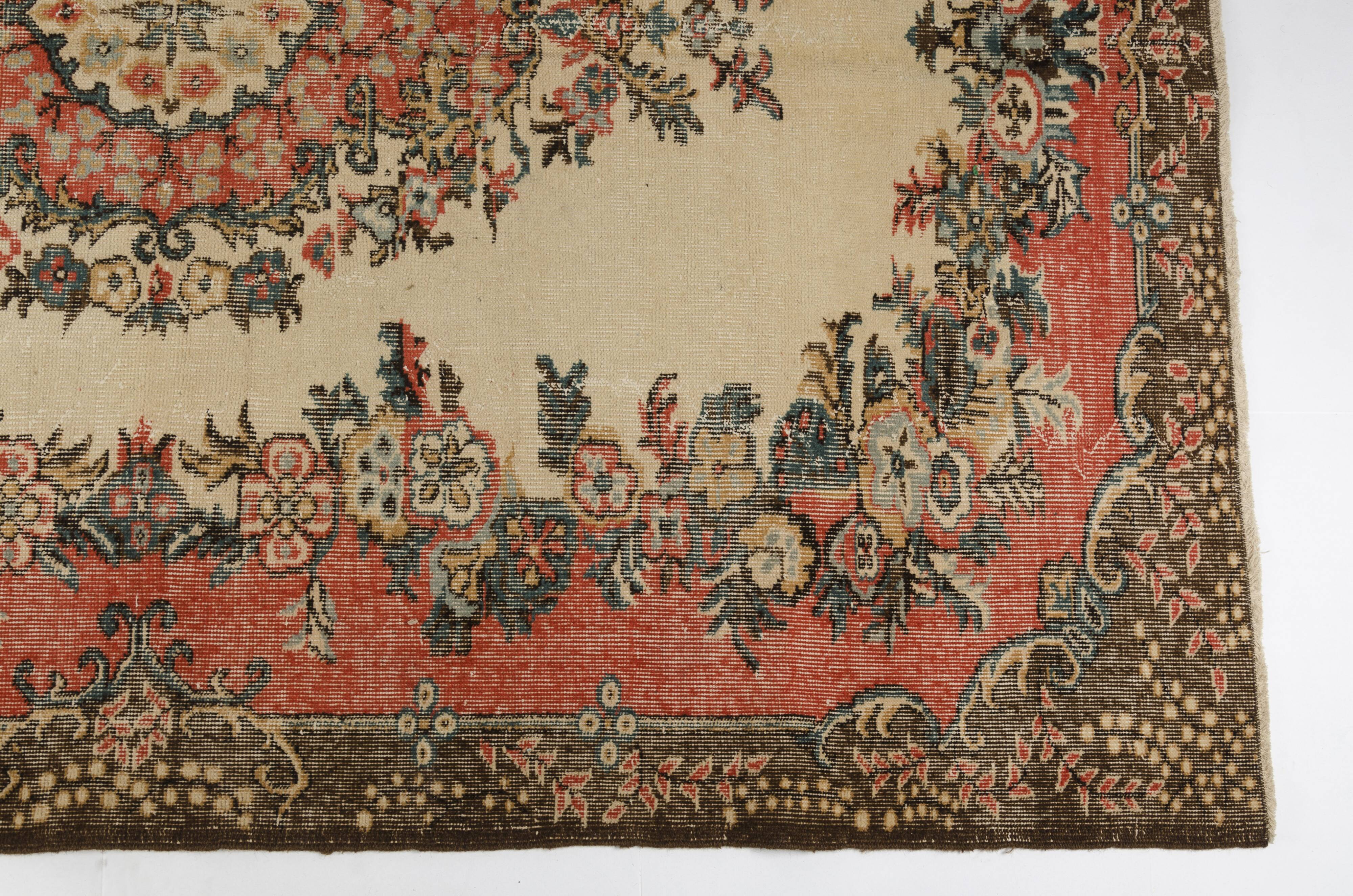 Floor Vintage Wool Vintage Rug sku 2646