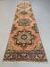 Distressed Turkish Runner 393x81 cm wool Vintage Tribal Rug