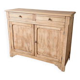 Renovated Parisian sideboard, solid light oak