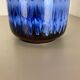 Vase de sol multicolore en poterie Fat Lava 408-40 Fabriqué par Scheurich, années 1970