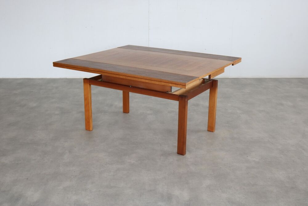 Vintage coffee table | dining table | adjustable | 1960s