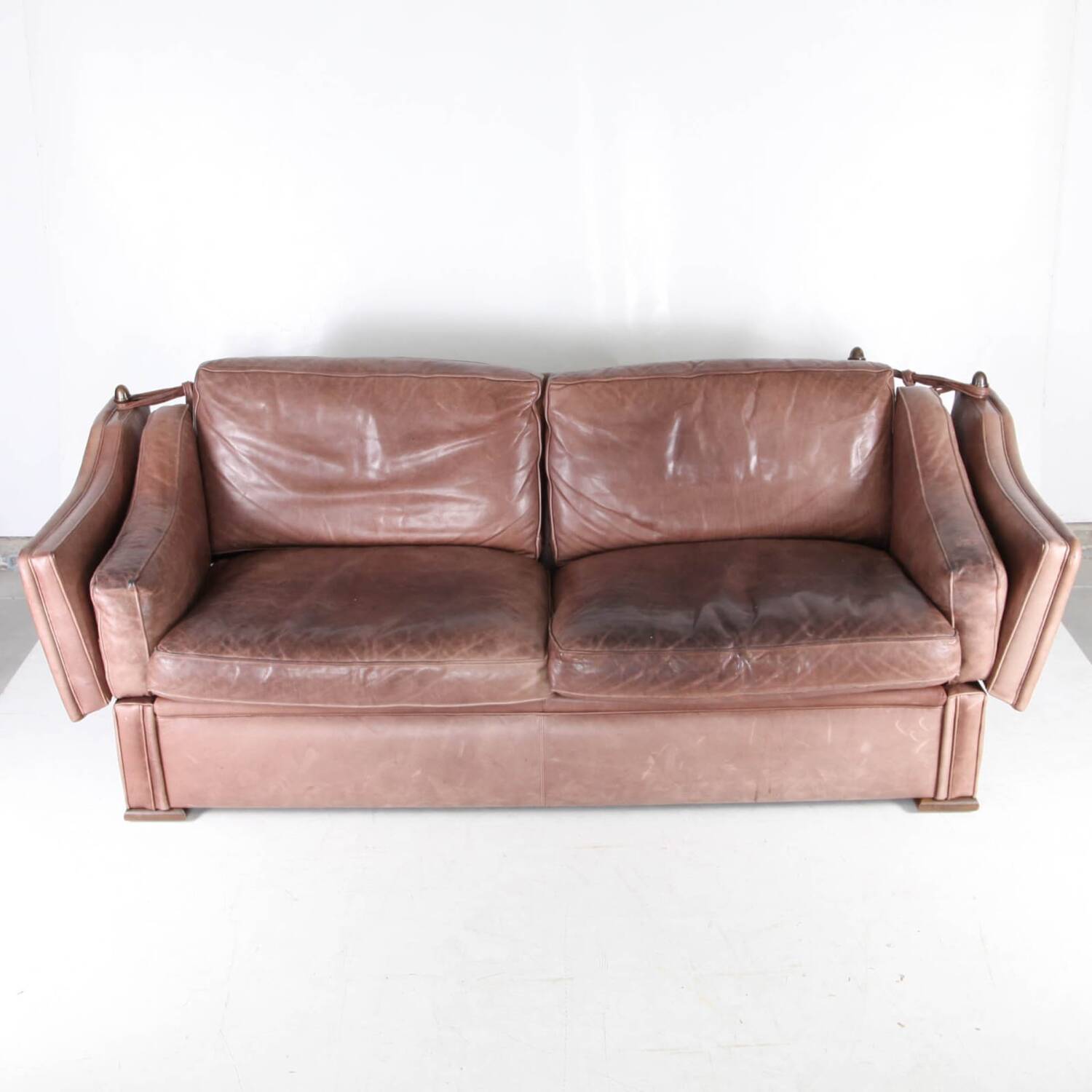 Knole leather sofa