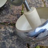 UFO pendant light, vintage, 3 globes, space age, 70s