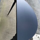Console demi lune noir